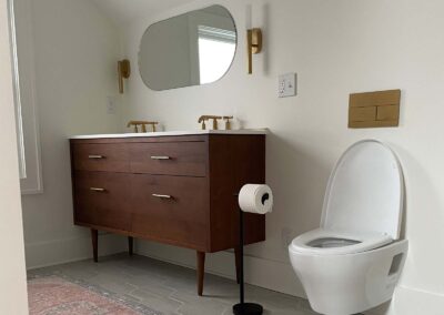 Midcentury modern bathroom