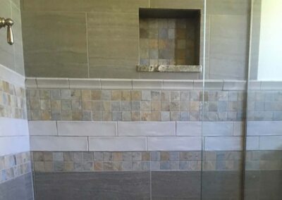 Custom shower detail